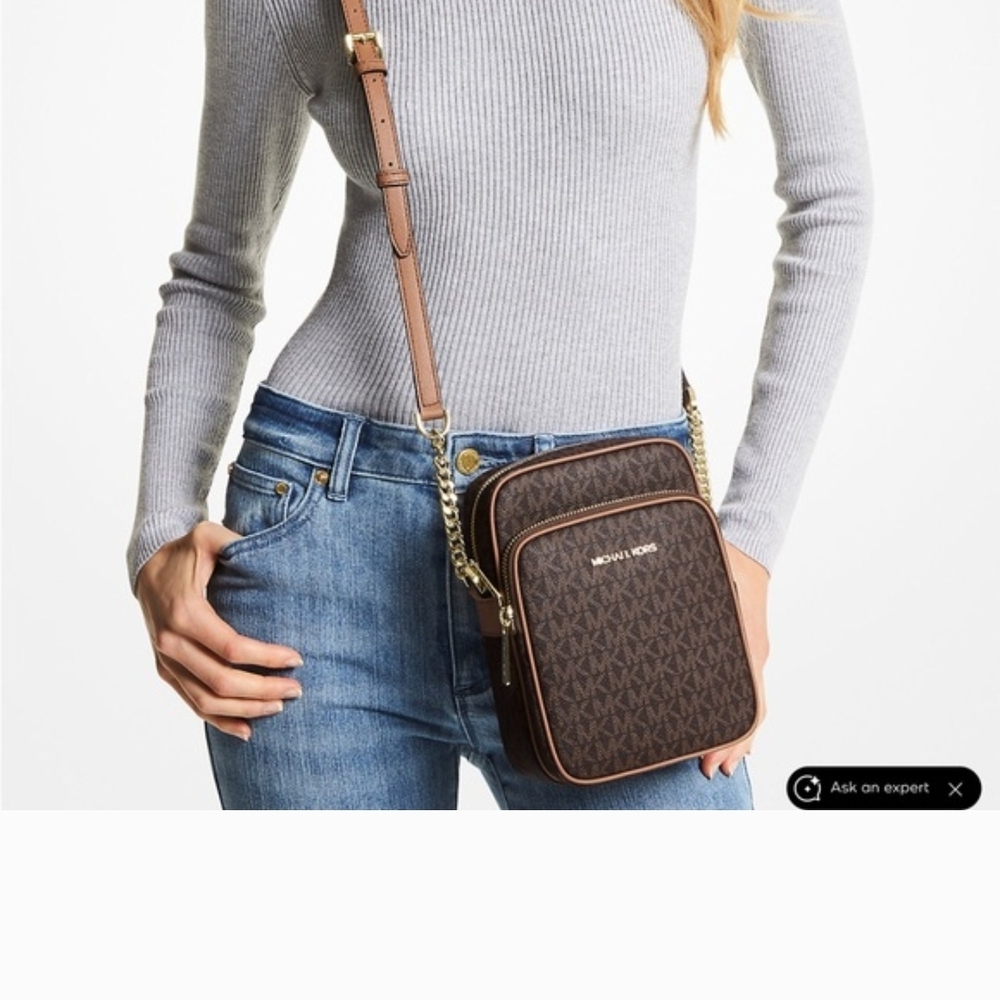 Michael Kors Dark Brown Crossbody Bag